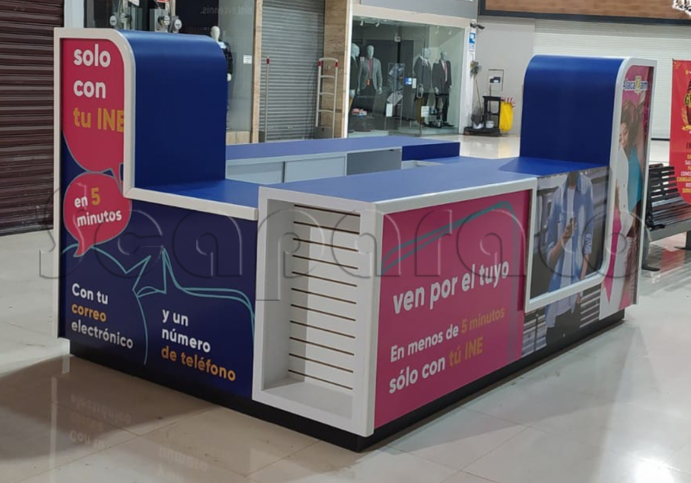Kiosco para los servicios de telefonia