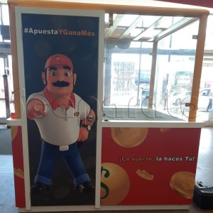 Isla para venta de loteria