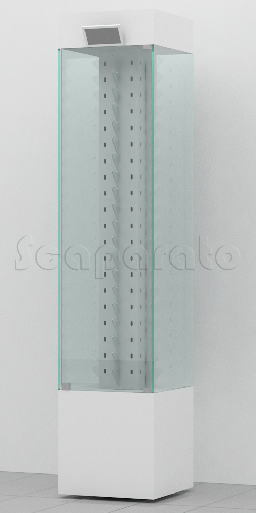 Vitrina para lentes giratoria
