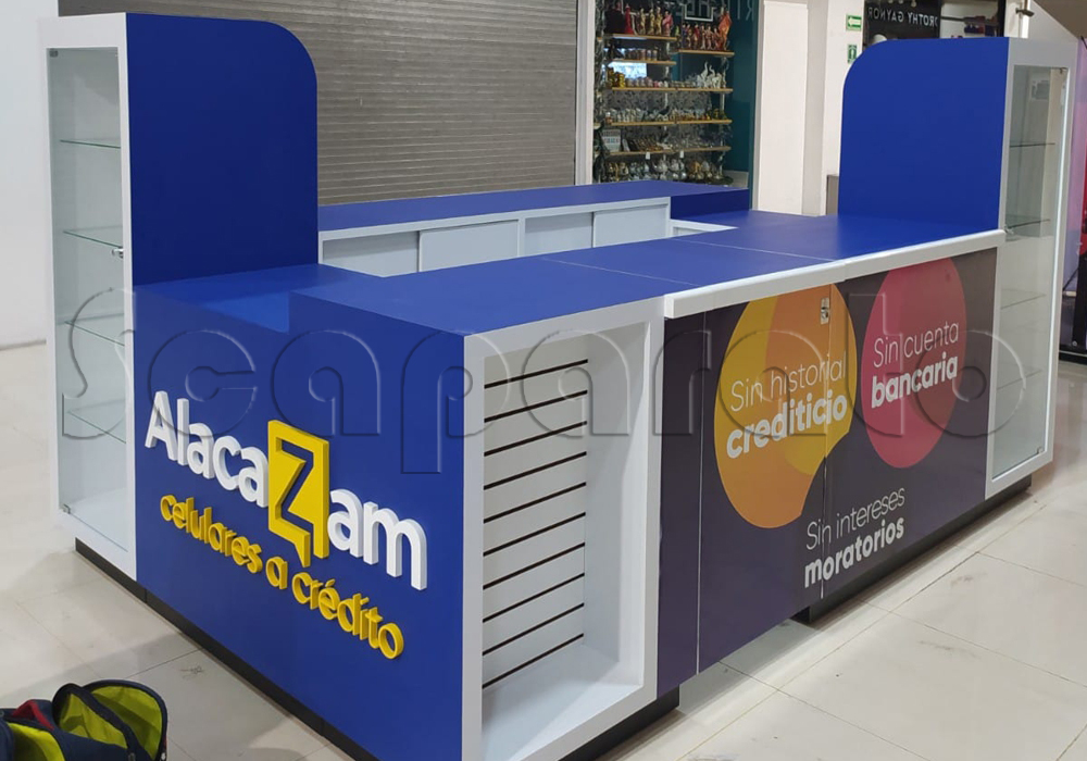 kiosco de telefonia inalambrica