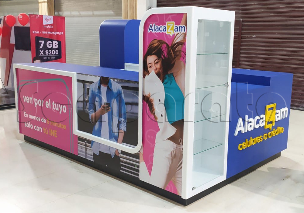 Kiosco de servicios de telefonia