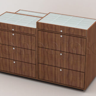 Mesa exhibicion armazones