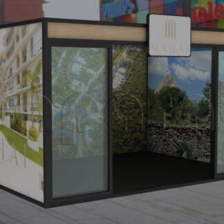 Kiosco de inmobiliario exterior